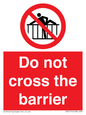 PA7715: Do not cross the barrier