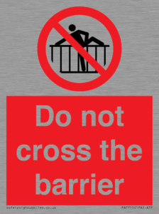 PA7715: Do not cross the barrier