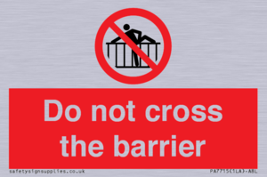 PA7715: Do not cross the barrier