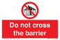PA7715: Do not cross the barrier
