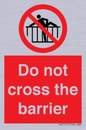 PA7715: Do not cross the barrier