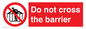 PA7715: Do not cross the barrier