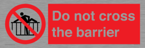 PA7715: Do not cross the barrier