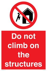 PA7717: Do not climb on the structures
