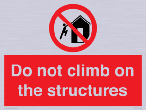 PA7717: Do not climb on the structures