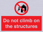 PA7717: Do not climb on the structures