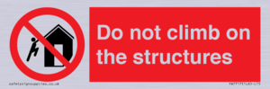 PA7717: Do not climb on the structures