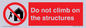 PA7717: Do not climb on the structures