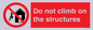 PA7717: Do not climb on the structures
