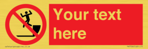 PA7726: Custom prohibition no jumping down