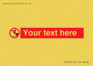 PA7726: Custom prohibition no jumping down