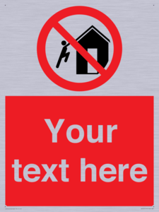 PA7727: Custom prohibition do not climb on structures