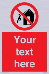 PA7727: Custom prohibition do not climb on structures