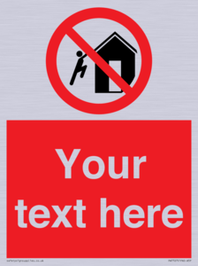 PA7727: Custom prohibition do not climb on structures