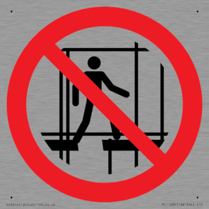 PC11284: P025 Prohibition: Do not use this incomplete scaffold