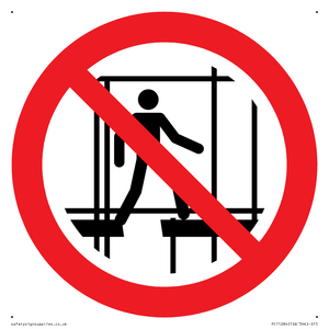 PC11284: P025 Prohibition: Do not use this incomplete scaffold