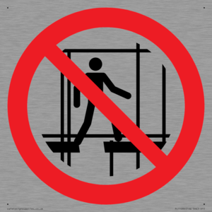 PC11284: P025 Prohibition: Do not use this incomplete scaffold