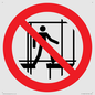 PC11284: P025 Prohibition: Do not use this incomplete scaffold