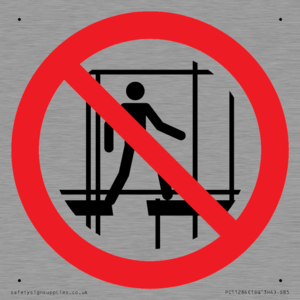 PC11284: P025 Prohibition: Do not use this incomplete scaffold