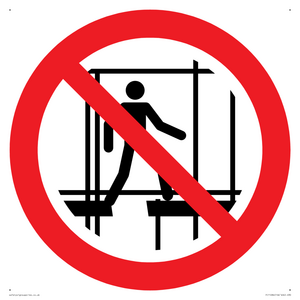 PC11284: P025 Prohibition: Do not use this incomplete scaffold