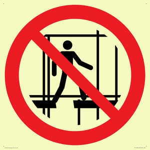 PC11284: P025 Prohibition: Do not use this incomplete scaffold