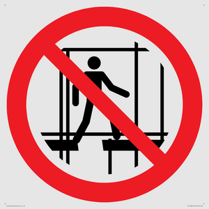 PC11284: P025 Prohibition: Do not use this incomplete scaffold