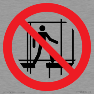 PC11284: P025 Prohibition: Do not use this incomplete scaffold
