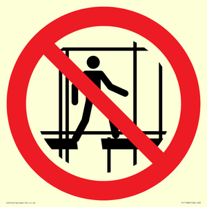 PC11284: P025 Prohibition: Do not use this incomplete scaffold