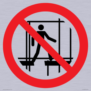 PC11284: P025 Prohibition: Do not use this incomplete scaffold