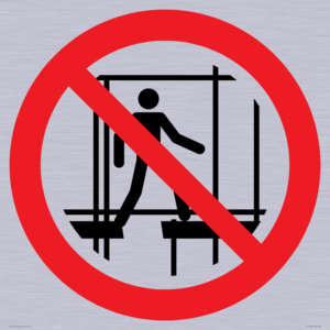 PC11284: P025 Prohibition: Do not use this incomplete scaffold