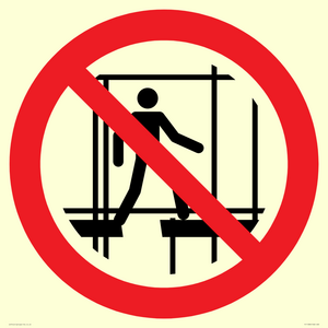 PC11284: P025 Prohibition: Do not use this incomplete scaffold