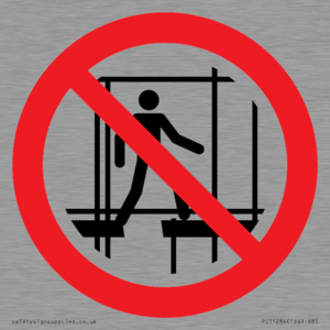 PC11284: P025 Prohibition: Do not use this incomplete scaffold
