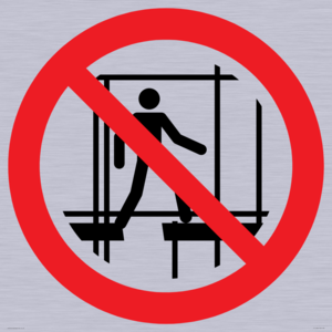 PC11284: P025 Prohibition: Do not use this incomplete scaffold