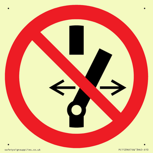 PC11296: Prohibition: Do not alter the state of the switch