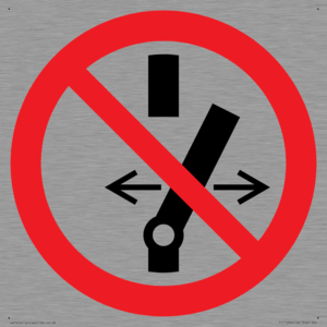PC11296: Prohibition: Do not alter the state of the switch