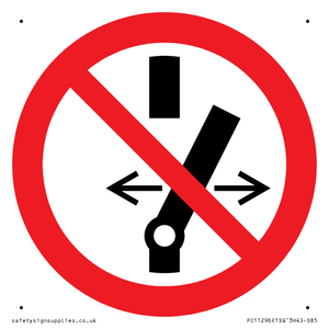 PC11296: Prohibition: Do not alter the state of the switch