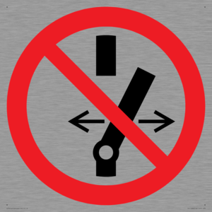 PC11296: Prohibition: Do not alter the state of the switch