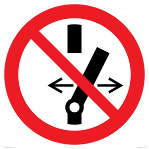 PC11296: Prohibition: Do not alter the state of the switch