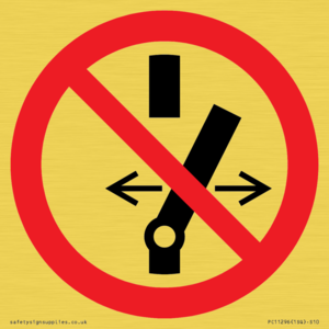 PC11296: Prohibition: Do not alter the state of the switch