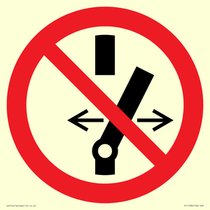 PC11296: Prohibition: Do not alter the state of the switch
