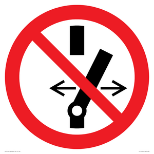 PC11296: Prohibition: Do not alter the state of the switch