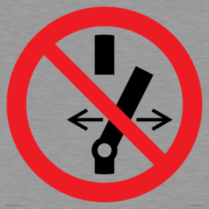 PC11296: Prohibition: Do not alter the state of the switch