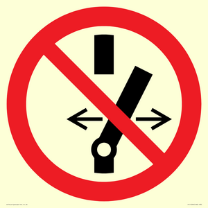 PC11296: Prohibition: Do not alter the state of the switch