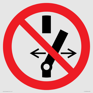 PC11296: Prohibition: Do not alter the state of the switch