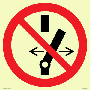 PC11296: Prohibition: Do not alter the state of the switch