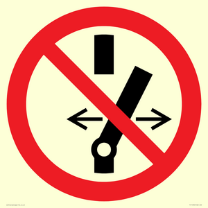 PC11296: Prohibition: Do not alter the state of the switch
