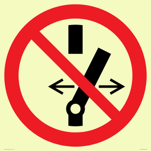 PC11296: Prohibition: Do not alter the state of the switch