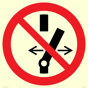 PC11296: Prohibition: Do not alter the state of the switch