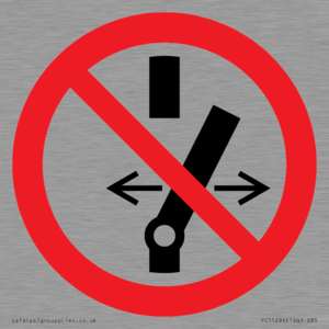 PC11296: Prohibition: Do not alter the state of the switch