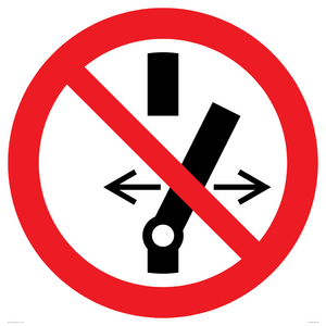 PC11296: Prohibition: Do not alter the state of the switch